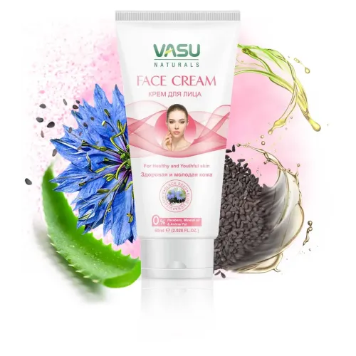 Крем для обличчя, 60мл (FACE CREAM, Здорова та молода шкіра)