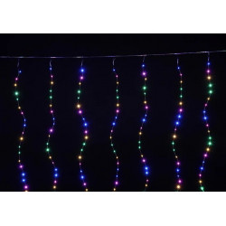 Гірлянда-штора 160 led M-9 Мультикольорова 2M*2M на мідному дроті+з'єдн.