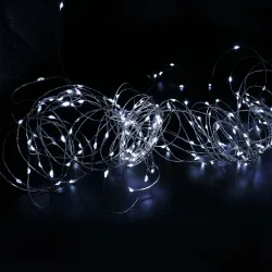 Гірлянда-роса (Copper Wire) 200W-4 внутрішня, пров.:прозорий, 20м (Білий)