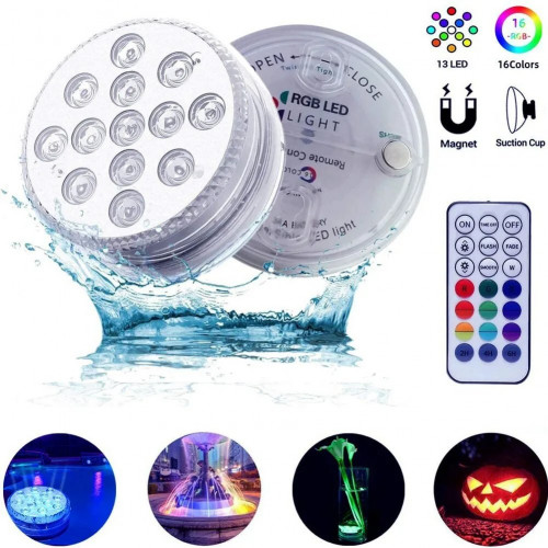 Универсальная светодиодная подсветка с пультом Rainbow Light Show RGB 13 LED водонепроницаемый свети