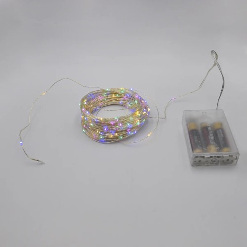 Гірлянда-роса (Copper Wire) 200M-1 внутрішня, пров.:прозорий, (Різнокольорова)