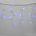 Гірлянда-бахрома (Icecle-Lights) 120 Short curtain-B-1 зовнішня, пров.:білий, 5м (Синій) - фото 2