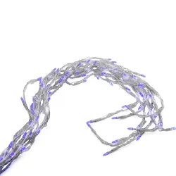 Гірлянда-водоспад (Curtain-Lights) Itrains-480-B внутрішня, пров.:прозорий, 3*3м (Синій)