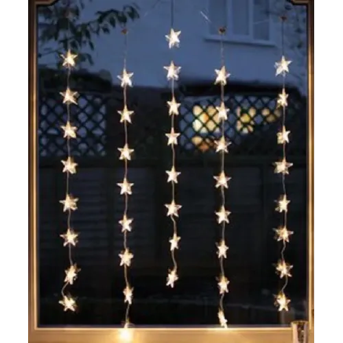 Гірлянда-штора Зорепад 120L WW Теплий Білий 3м*1.8м на мідній пров.