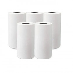 Термобумага белая для мини принтера 57мм (5шт в упаковке)