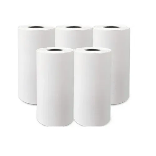 Термопапір білий для міні принтера 57мм (5шт в упаковці)