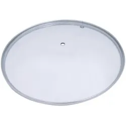 Кришка скляна (плоска, без ручки) FRU-1008A 16см