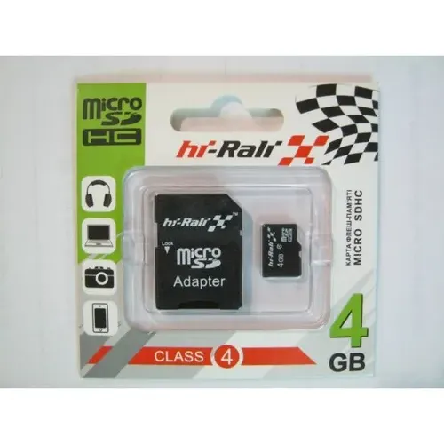 Карта пам'яті HI-RALI 04GB4 with Adapter