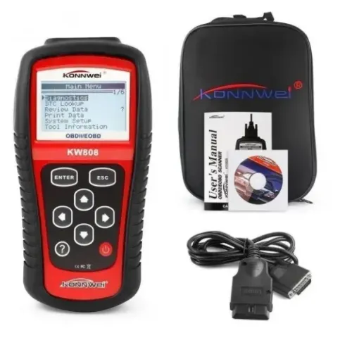 Діагностичний сканер OBDII/EOBD KW808