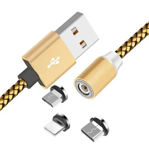 Кабель USB - Lightning + Micro USB + Type-C Magnet X-CABLE M3