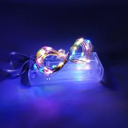 Гірлянда-роса (Copper Wire) 30M-1 внутрішня, пров.:прозорий, 3м (Різнокольорова)