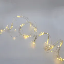 Гірлянда-роса (Copper Wire) 200WW-2 внутрішня, пров.:прозорий, 2м (Білий-теплий) Кінський Хвіст