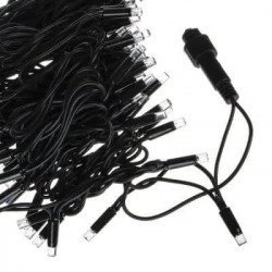 Гирлянда LED 100L 3.3 W Белая Уличная 10M BLACK WIRE
