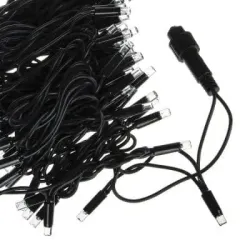 Гірлянда LED 100L 3.3 W Біла Вулична 10M BLACK WIRE