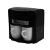 Кавоварка DOMOTEC MS-0708 Чорна (500Вт, 2 кер. чашки по 150мл) - фото 2