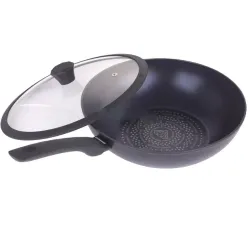 Сковорода ВОК с алмазным антипригарным покрытием EDENBERG EB-3490