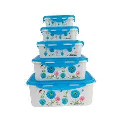 Судок UNIQUE UN-1514 5шт/наб пластик/візерунок