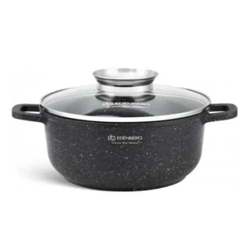 Котел EDENBERG EB-8117 (3,6л, 22см, круглий, мармуровий)