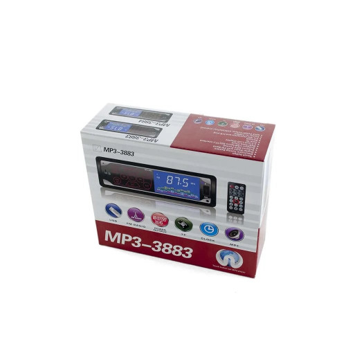 Автомагнитола MP3-3883 ISO 1DIN сенсор