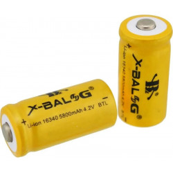 Акумулятор Li-ion 16340 5800mAh X-Balog