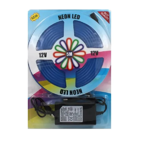 Стрічка силіконова LED NEON 5M Blue 12V-220V