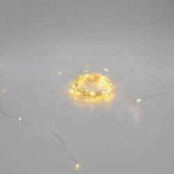 Гірлянда-роса (Copper Wire) 100WW-4-1 універсальна, пров.:прозорий, 10м (Білий-теплий)