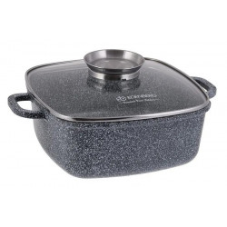 Котел EDENBERG EB-3974 (5,5л, 26см, квадратний, граніт)