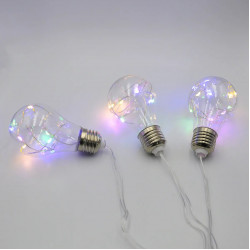 Гирлянда-бахрома (Icecle-Lights) 80M-2 внутренняя, пров.:прозрачный, 2м (Разноцветная)