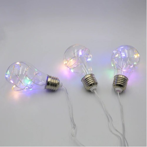 Гірлянда-бахрома (Icecle-Lights) 80M-2 внутрішня, пров.:прозорий, 2м (Різнокольорова)