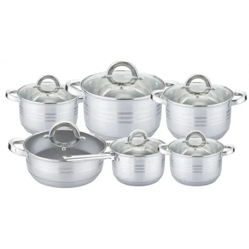 Набір каструль EDENBERG EB-4013 12ін.