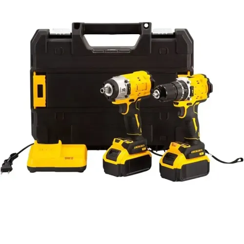 Набір акумуляторного інструменту 2 в1 Шуруповерт+Гайковерт KRAFFTEC 48V