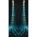 Гірлянда-водоспад (Curtain-Lights) Itrains-480-M внутрішня, пров.:прозорий, 3*3м (Різнокольорова) - фото 3