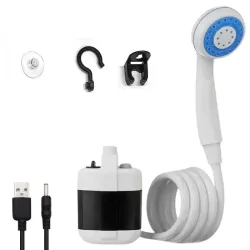 Душ портативний із помпою на акумуляторі USB