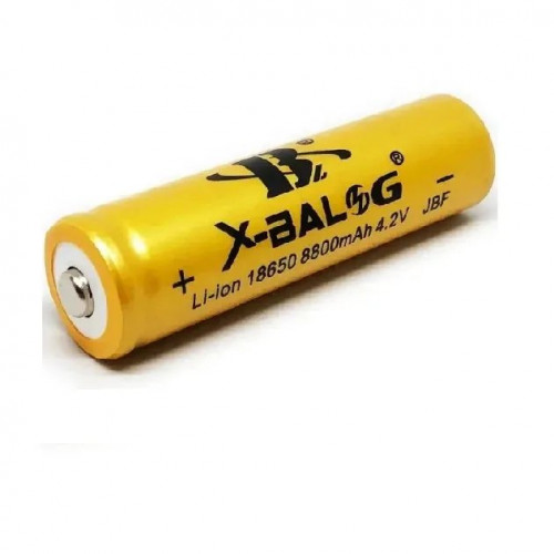 Аккумулятор Li-ion 18650 8800mAh 4.2V Gold X-Balog