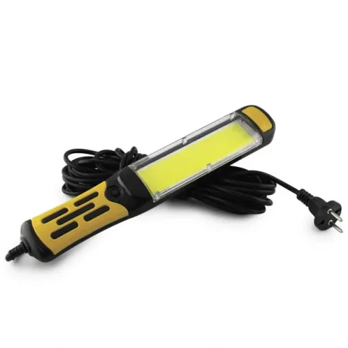 Ліхтарик ручний Bailong BL-9096 COB для сто з магнітом працює від 220в кабель 9 метрів