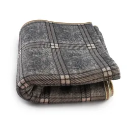 Простирадло електричне Electric Blanket 150х170см (клітчасте, Сіра)