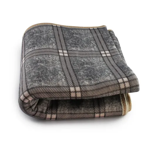 Простирадло електричне Electric Blanket 150х170см (клітчасте, Сіра)
