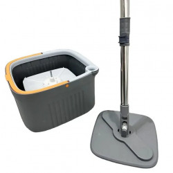 Швабра квадратна та відро з автовіджимом