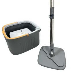Швабра квадратна та відро з автовіджимом