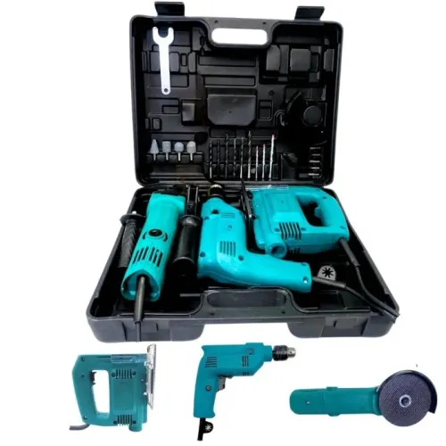 Набір електричних інструментів 3 в 1 у кейсі (синій) DOMOTEC