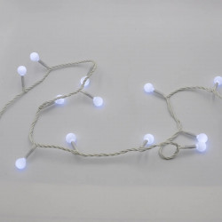 Гірлянда-нитка (String-Lights) 200W-6-1 внутрішня, пров.: білий, 12м (Білий)