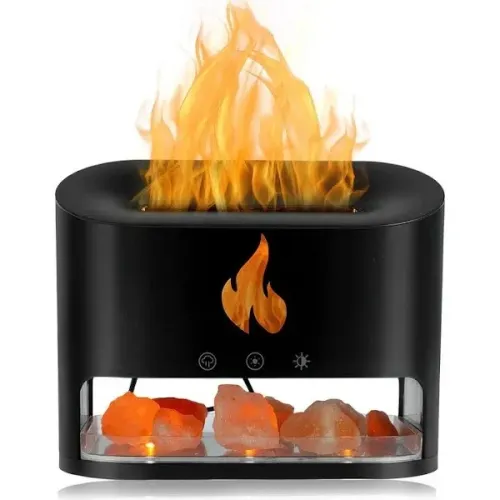 Лампа зволожувач повітря Docsal Flame 3в1