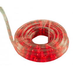 Гирлянда-лента (Pope-Light) R наружная, пров.:прозрачный, 10м (Красный)