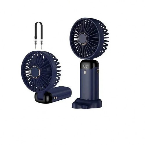 Вентилятор ручной с аккумулятором и дисплеем 1012
