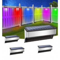 Світильник садовий на сонячній батареї, різнокольоровий (4 шт. в упаковці, ціна за 1 шт.)