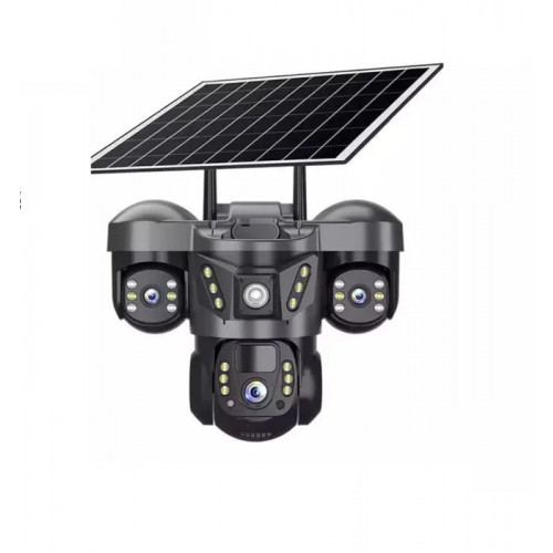 Камера на 3 лінзи працює через 4g та від сонячної панелі