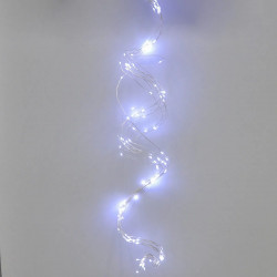 Гірлянда-роса (Copper Wire) 200W-2 внутрішня, пров.:прозорий, 2м (Білий) Кінський хвіст