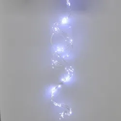 Гірлянда-роса (Copper Wire) 200W-2 внутрішня, пров.:прозорий, 2м (Білий) Кінський хвіст