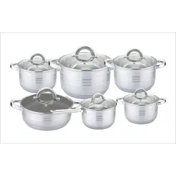 Набір каструль EDENBERG EB-4012 12ін.