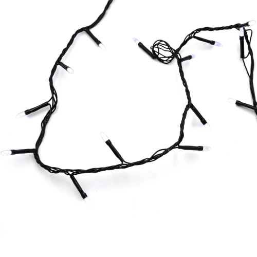 Гирлянда-нить (String-Lights) 200W-3 внутренняя, пров.:черный, 10м (Белый)